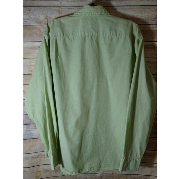 J Crew Lime Green dress shirt - Picture 2 of 4